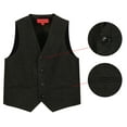 thumbnail image 3 of Gioberti Boy's Tweed Plaid Formal Suit Vest, 3 of 4