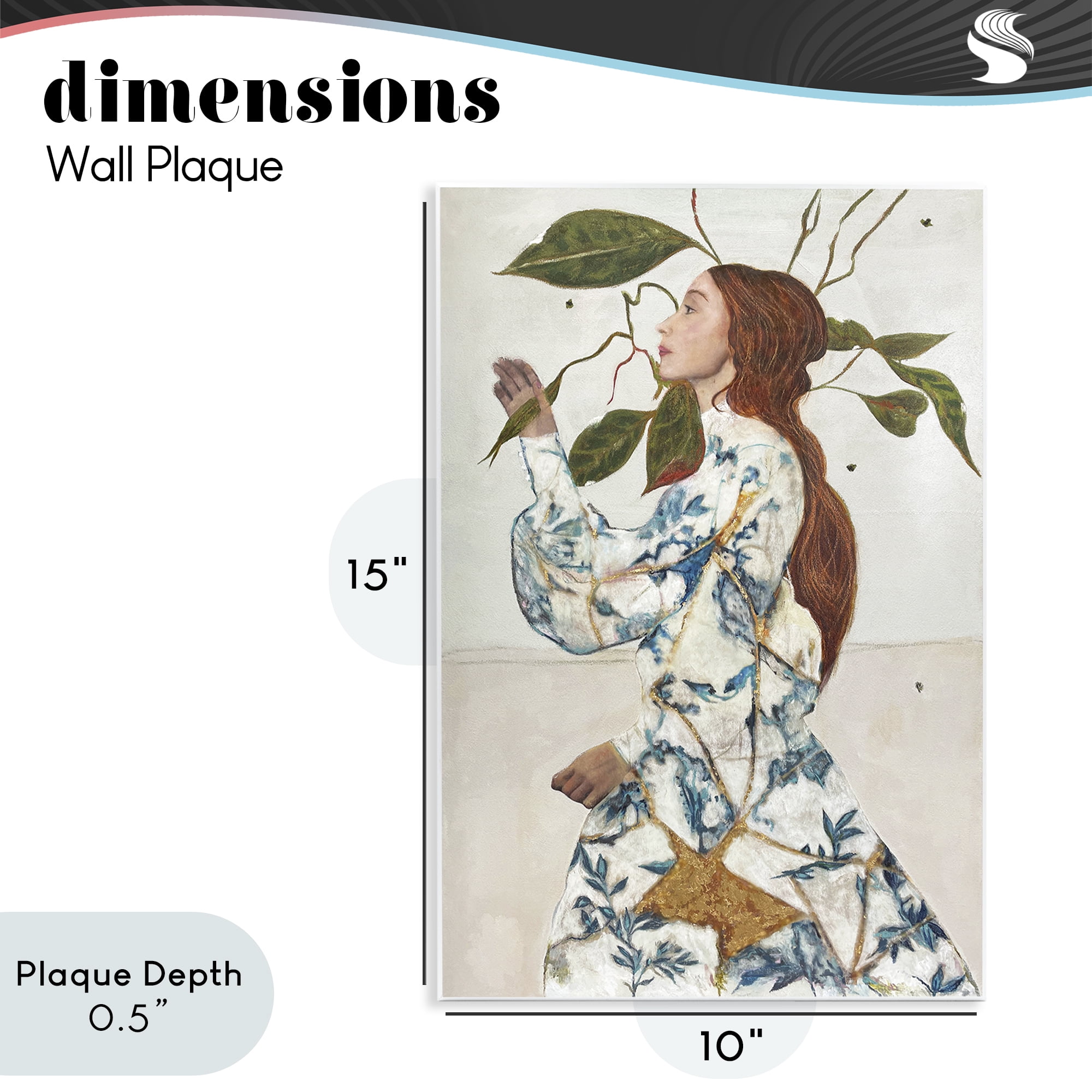 Stupell Industries Le Voyage Fantastique Portrait Wall Plaque Art, design by Karenina Fabrizzi