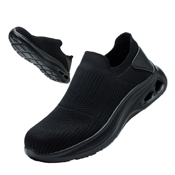 Steel Toe Cap Trainers Men Women Safety Trainers Lightweight Work Shoes Breathable Non-Slip Industrial Protective Comfortable