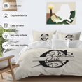 thumbnail image 4 of Letter C Bedding 3 Piece Duvet Cover Set Full Size, Monogram Words Soft Microfiber Comforter Cover with Zipper Closure & Pillowcases, Wrinkle & FadeResistant Quilt Cover, 4 of 9
