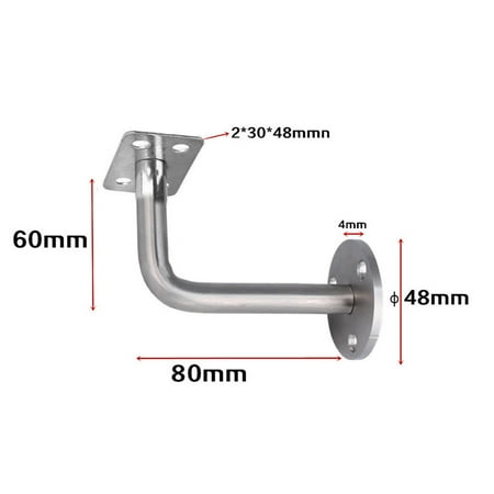 

BESHOM Stainless Steel 304 Wall Support Bracket Hand Rail Connector