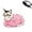 White-Pink, variant on SolaceHue Cat Bathing Bag, Breathable Mesh Cat Shower Bag Anti Scratch Adjustable Cat Grooming Bag for Nail Trimming, Bathing Polyester Soft Cat Washing Bag (White-Green)