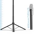 thumbnail image 2 of Riwcyla 91.7,Inch Multi,function Selfie Stick Portable Gimbal Stabilizer with Aluminum Alloy Telescoping Rod 180°Rotatable Head with Tripod Base & Remote Control Compatible with Android 4.4/ iOS 5.1, 2 of 6