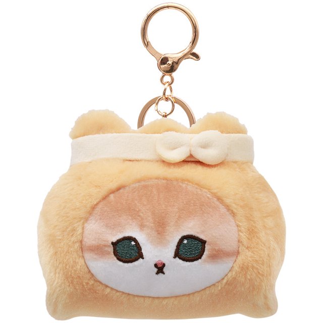 Juguetes de peluche de gato Mofusand de postura de dibujos animados, llavero colgante de decoración de bolsa, muñeca de peluche Kawaii, regalos de cumpleaños para niños