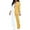 Yellow, variant on Njoeus Women's Elegant 2 Piece Office Work Suit Set Women Colorblock Long Sleeve One Button Blazer and Pants S-XXL