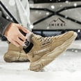 thumbnail image 4 of Snow Boots Men's Shoes 2023 New Winter Velvet Thickened Warm Cotton Casual Trendy High-top Workwear, 4 of 5