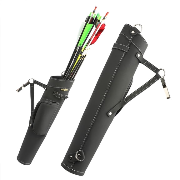 Leather Archery Quiver Waist or Shoulder Carry