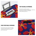 thumbnail image 5 of Daiia Red Floral Luggage Cover, Thickened Washable Travel Luggage Covers, Elastic Unique Baggage Covers for 18-20 inch Luggage-Small, 5 of 9