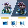 thumbnail image 5 of Kimiangel Architecture Building Sets, 4574 PCS Coloful Mini Building Blocks Sakura Tree House  Micro Blocks Toys Gifts for Kids Adults, Cherry Blossom Tree Building Set, 5 of 7