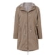 thumbnail image 3 of Puntoco Chaqueta de lluvia sólida para mujer al aire libre de talla grande impermeable con capucha a prueba de viento abrigo suelto Puntoco Puntoco-6736, 3 of 5