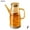 Amber color, variant on Large Glass Oil Dispenser Jar With Spout 600ml 800ml 1000ml Transparent Amber Kitchen Storage