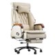 thumbnail image 3 of Neck Support Extendable Office Chair Ergonomic Designer Living Room Leather Chair Wheels Executive Kursi Kantor Garden Furniture My Lux Decor Round, 3 of 11