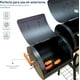 thumbnail image 5 of Asador para Carbón Bluelander de Acero Inoxidable con Llantas Transportadoras, Termómetro, Portátil, 5 of 5