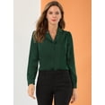 thumbnail image 3 of Top de manlarcon cuello camisero y botones pamujer Verde 3XL, 3 of 6