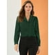 thumbnail image 3 of Top de manlarcon cuello camisero y botones pamujer Verde 3XL, 3 of 6