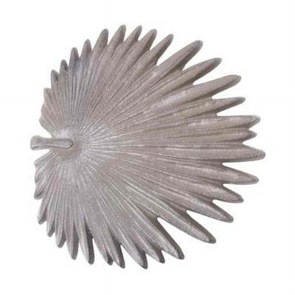 Handcrafted Model Ships K-9958-cast iron 8 in. Cast Iron Decorative Metal Palm Frond Kitchen Trivet
