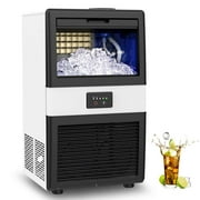 LifePlus Commercial Ice Maker Machine 16 lbs Daily Ice Cubes, 70 lbs Ice Bin for Home