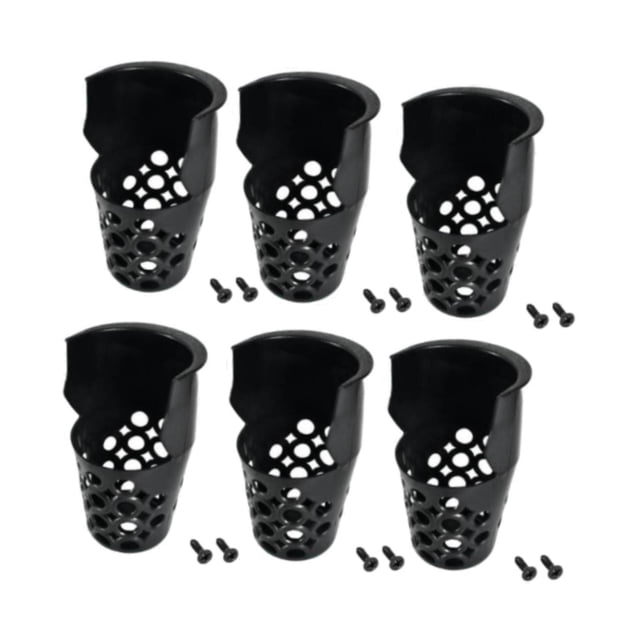 Maoww 6Pcs Billiard Pool Table Pockets Easy Install Drop Billiard Black Pockets to