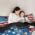 thumbnail image 5 of Feelyou Ice Hockey Sports Full Size Comforter Sets, Star Stripe US Flag Bedding Sets, 3pcs, 5 of 8