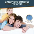 thumbnail image 4 of YOPTOP Kosmiko Mattress Protector Twin Size  Bed Bug Proof Mattress Cover 100% Waterproof for Bed  Zippered Mattress Encasement Six-Sided 15 inches deep,FULL54*75+12inch, 4 of 4