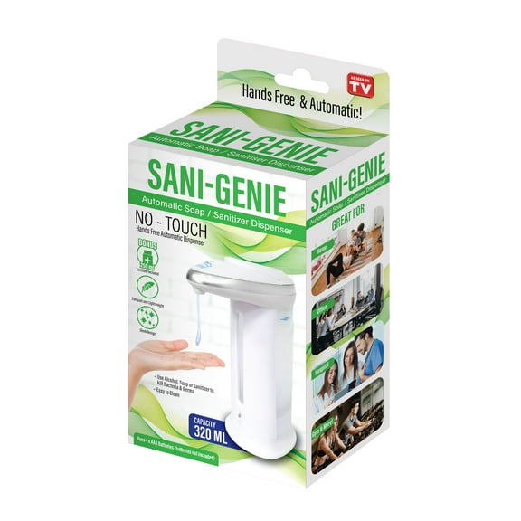 Sani Genie No-Touch Automatic Hand Sanitizer and Soap Dispenser
