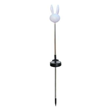 Outdoor Easter Decorations Solar Outdoor Bunny Garden Light Cute Bunny LED Landscapes Decor Waterproof Yard Pathways Lamp for Patio Lawns Garden Lighting Ornament
