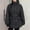 Black, variant on DAFPZW Oversized Quilted Puffer Jacket for Women Lightweight Stand Collar Padded Warm Winter Coats Belted Outerwear