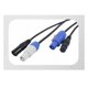 thumbnail image 4 of 2X Cable Powercon Combinación de Enchufe Powercon y Línea de Señal XLR para Tránsito de Señal de Conexión de Alimentación de Luz (B), 4 of 5