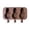Brown, variant on Cute Silicone Ice Pop Molds - Homemade Maker - Easy Release Snowman Ice Pop Maker,Green - 19X12.5cm