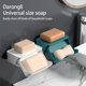 thumbnail image 4 of Inteprter Esponja soporte cajón baño doble capa almacenamiento fregadero bandeja organización secado organizador escurridor Juegos de accesorios de baño Azul oscuro Inteprter HA065187-03, 4 of 6