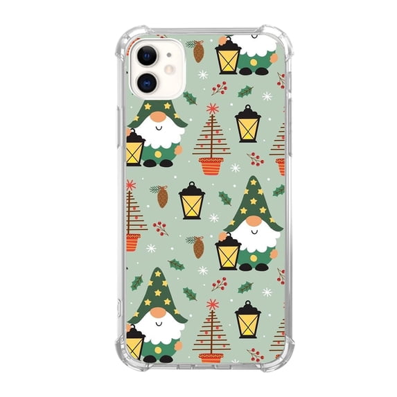 Christmas Gnomes Case Compatible with iPhone 11,Unique Trendy Design TPU Bumper Cover Case