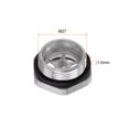 thumbnail image 3 of Unique Bargains M27x1.5mm Male Threaded Aluminum Air Compressor Oil Level Gauge Sight Glass 5Packs, 3 of 5