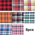 thumbnail image 2 of Paquete de 8 bandanas lavables para perros - Reversibles - Ajustables - Triángulo - Pajaritas para mascotas y gatos (color aleatorio) Rojo Verde, 2 of 5