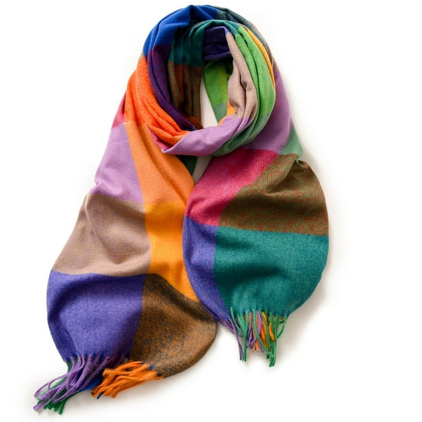 Bufanda para mujer – Bufandas de otoño invierno para mujer, chal largo, bufanda de cachemira suave y cálida, bufandas para mujer ligeras