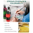 thumbnail image 6 of Nicpro 18 Colors Permanent Fabric Paint (8.45 oz, 250 ml) Soft Fabric Paint for Clothes, Non-Toxic Textile Paint for Fabric DIY Crafts, T-shirts, Shoes Jeans Bags Canvas for Adult with Color Wheel, 6 of 10