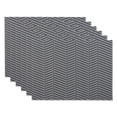 thumbnail image 1 of Design Imports Sergé Texturé Gris Minéral Sergé 6 Pièces, 1 of 4