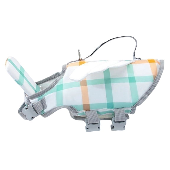 CSStudio Dog Life Jacket with Rescue Handle, Adjustable Pet Swimming Safety Vest, Buoyant Water Lifesaver for Small Medium Large Dogs, Beach Pool Boating