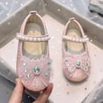 thumbnail image 6 of BOBOGOJP Toddler Girls Sparkle Princess Mary Jane Ballet Flats Glitter Bow Flower Girl Wedding School Party Shoes for Little Kids Pink for Little Child 13, 6 of 9