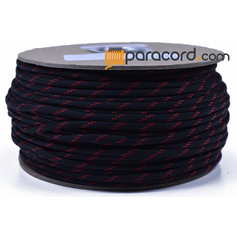 Bored Paracord Brand 550 Type III Paracord - Thin Red Line - 250