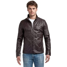 Boston Harbour 2.0 Men s Black New Zealand Lamb Leather Fashion Car Coat Jacket SFM1898 X Large Walmart