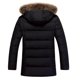 thumbnail image 4 of Gibobby Chamarras para hombre invierno chamarra de espuma grande, ajuste de burbujas gruesas, con capucha, para invierno, informal, para hombre(Negro,G), 4 of 4