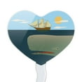 thumbnail image 2 of Sperm Whale Under Ship Heart Love Cupcake Picks Toppers Decoration Set of 6, 2 of 6