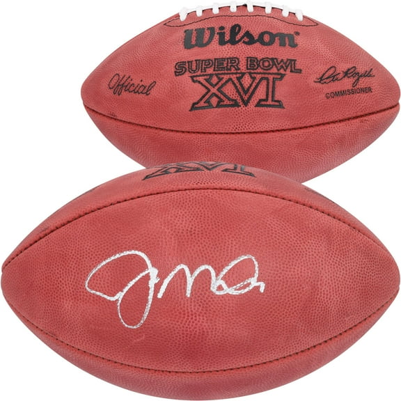 Joe Montana San Francisco 49ers Autographed Wilson Super Bowl XVI Logo Football - Fanatics Authentic Certified