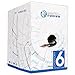 thumbnail image 3 of Smartech Cables Cat6 Plenum Cable 1000ft - Premium Black Plenum Rated Wire (CMP) - UTP, 23 Awg, 550 MHz cat 6 ethernet Cable Bulk - 10 GB High-Speed Data Transfer for Smooth Streaming & Gaming, 3 of 3