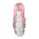 thumbnail image 3 of Peluca de cosplay con trenza rosa y azul de 55 cm sintética para anime, 3 of 3