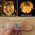 thumbnail image 4 of [4 Packs] EShing 10FT Fairy Lights AA Battery Powered, 3M 30LED Copper Wire Jar Lights, Battery Operated Twinkle String Lights Firefly Lights for Vases Bottle DIY Table Centerpiece Wedding Craft Decor, 4 of 7