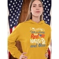 thumbnail image 2 of Always Red White Blue Hoodie Women -Image by Shutterstock, Female XX-Large, 2 of 4