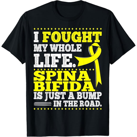 men and women can wear, Myelomeningocele Awareness TShirt Spina Bifida T Shirt T-Shirt