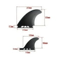 thumbnail image 2 of Surfboard Fibreglass Fin MR Twin Fins for Single Tab Surf Boards Shortboard-Good, 2 of 5