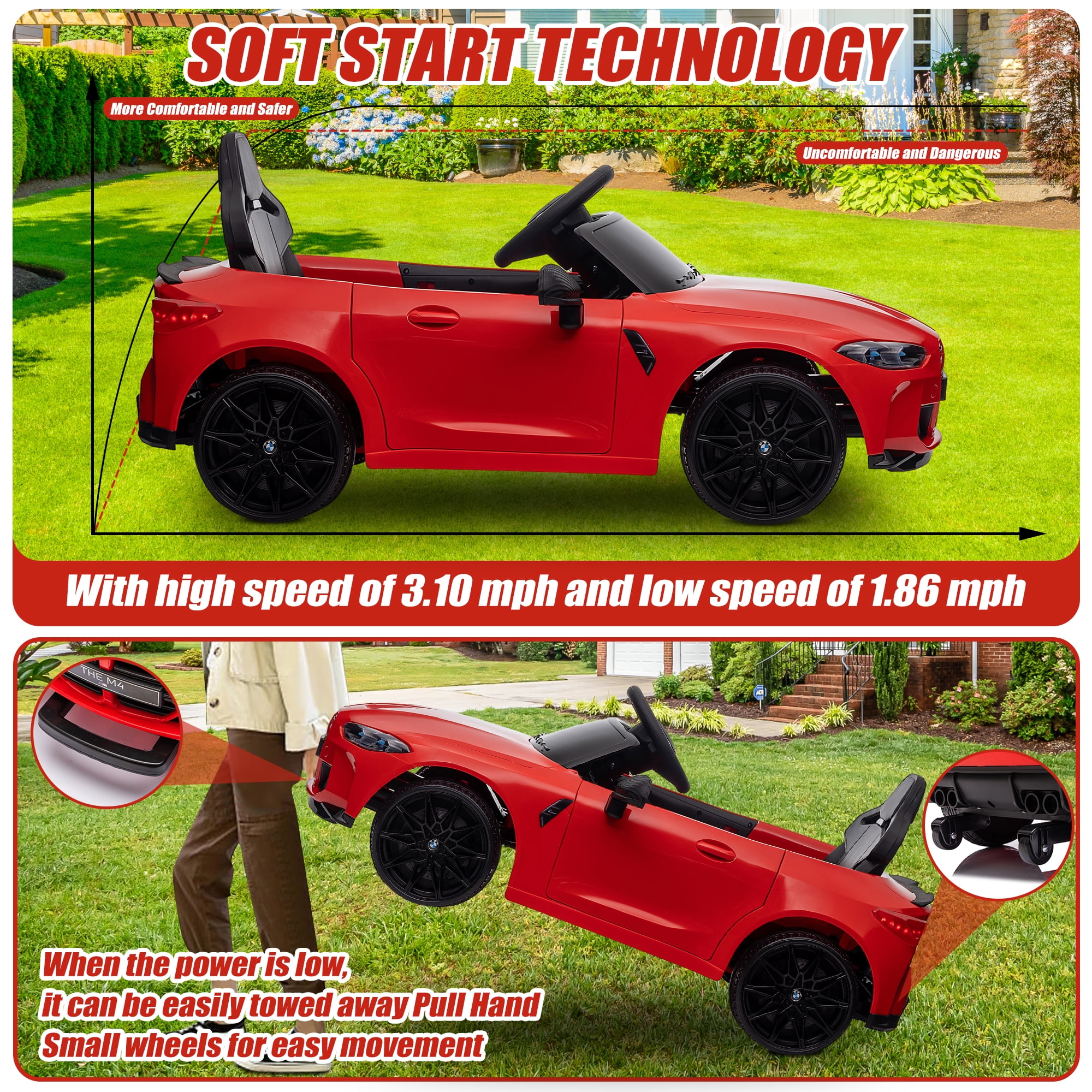 Red bmw 2024 power wheels